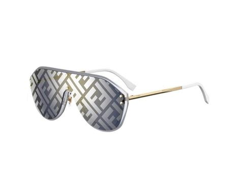 fendi sunglasses with logo on lens|fendi monogram sunglasses.